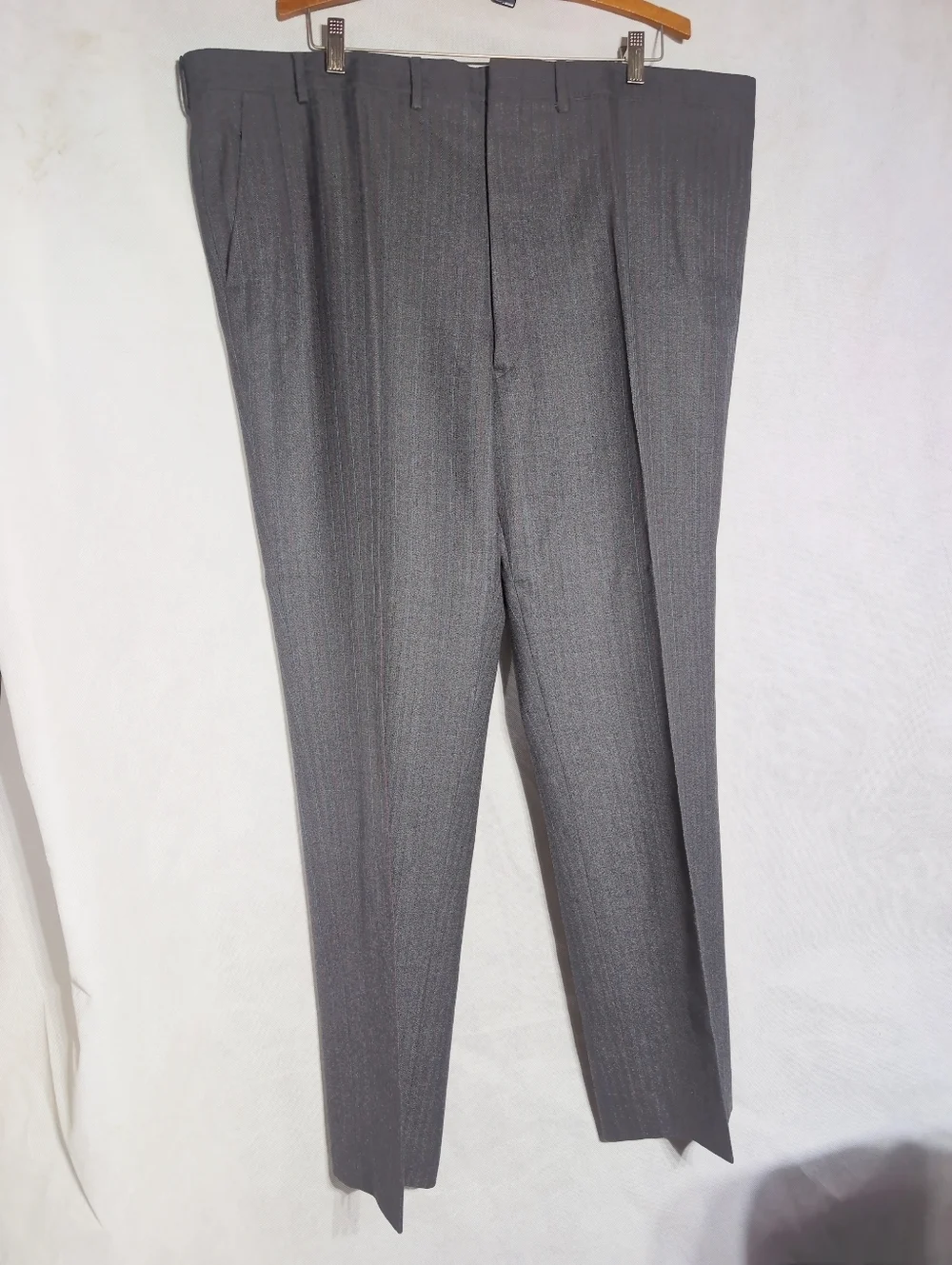 Kilgour French & Stanbury Virgin Wool Classic Men's Gray Pinstripe Suit